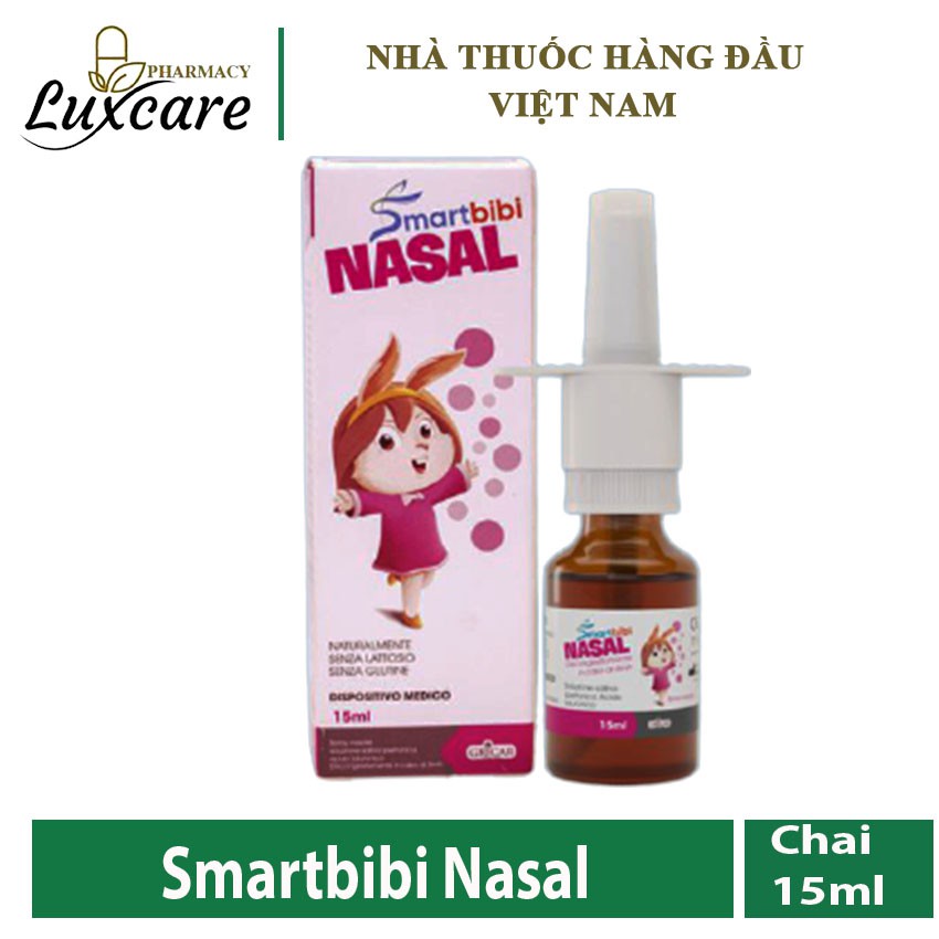 Smartbibi Nasal 15ml Hỗ trợ làm loãng dịch mũi - Luxcare