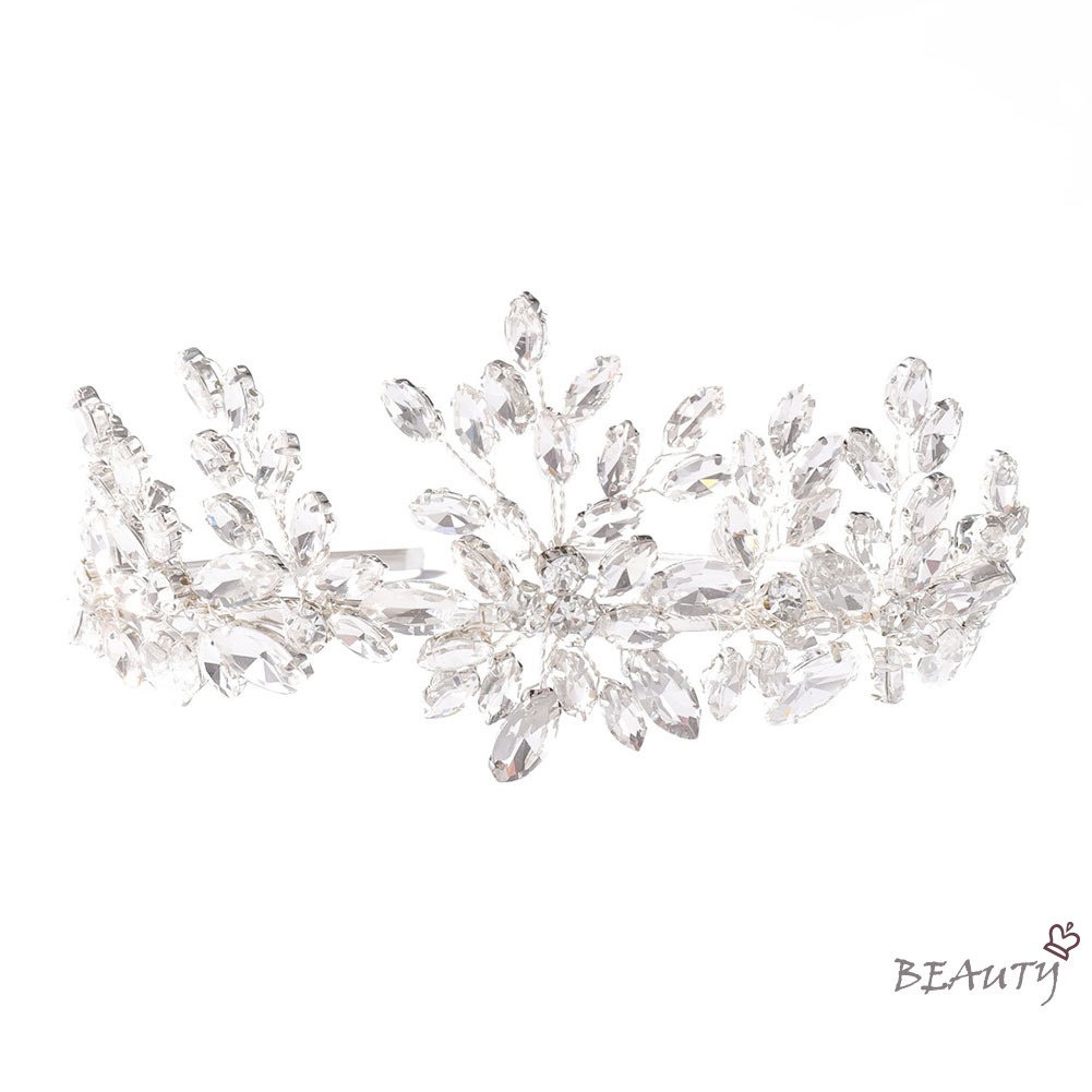 Seven Miss Băng Đô Cài Tóc Đính Đá Lấp Lánh Cho Cô Dâu