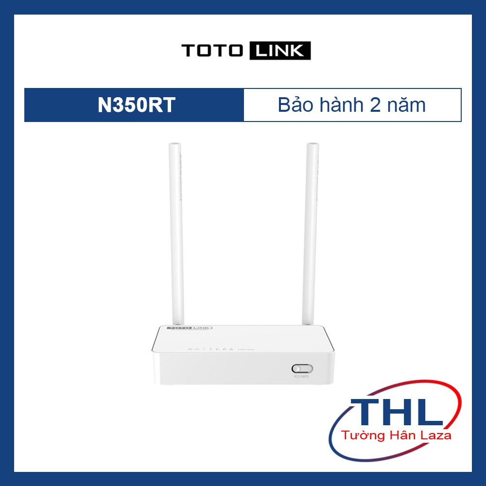Bộ Phát Wifi Totolink N350RT chuẩn N 300Mbps - Hàng chính hãng