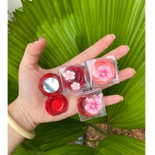 Son dưỡng môi hoa hồng có gương