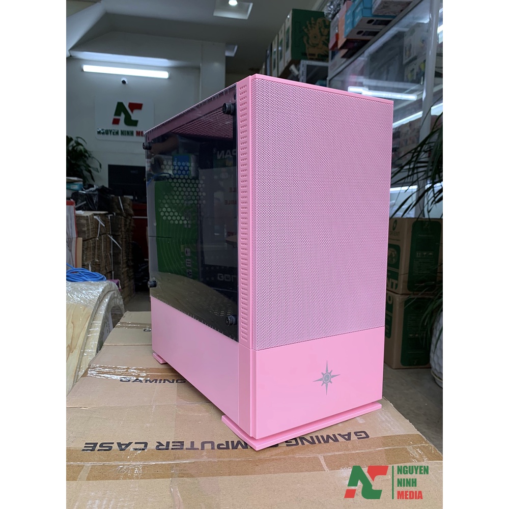 Vỏ Case Máy Tính KENOO ESPORT G562 Pink (Màu Hồng) - Hàng Chính Hãng