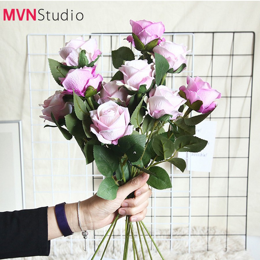 MVN Studio - Ins mẫu hoa hồng decor trang trí nhà cửa phụ kiện chụp ảnh