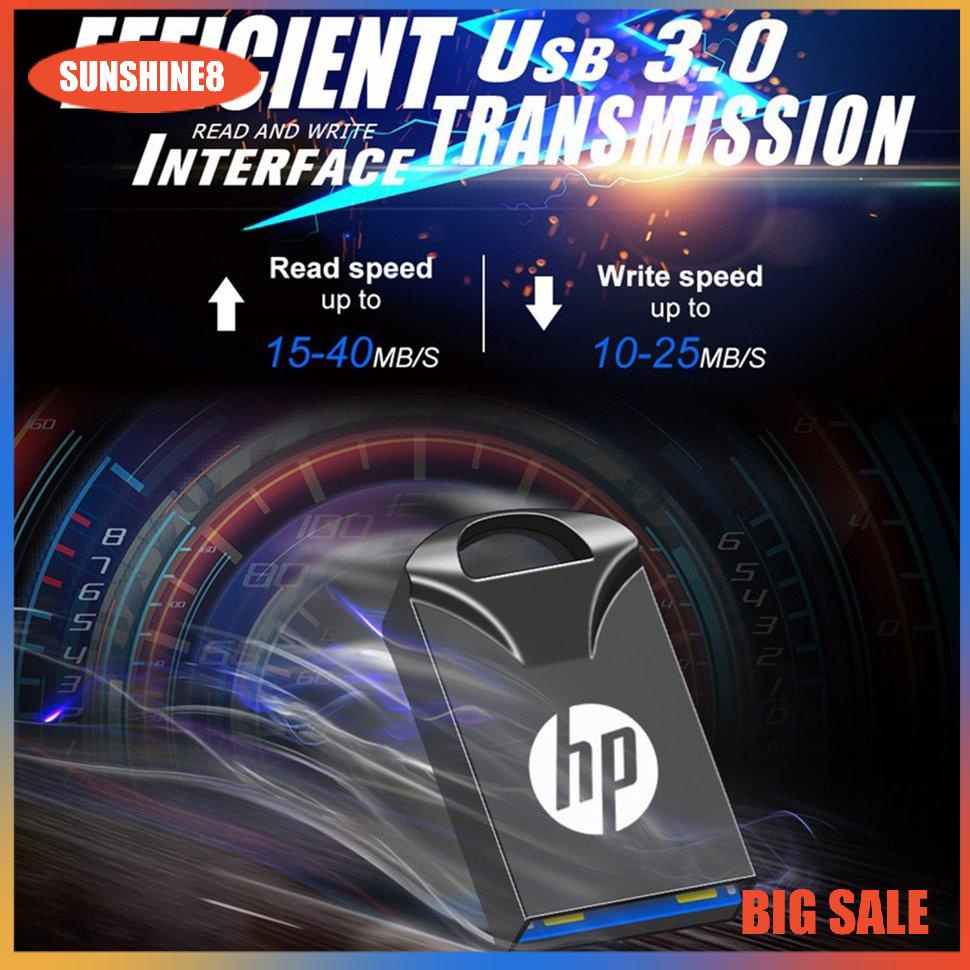 【SUN】Flash Drive 4G Memory Stick Black High Speed Metal PC Laptop Stylish U Disk