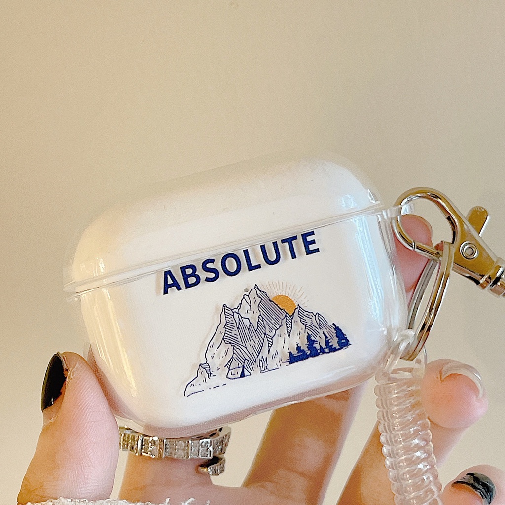 Vỏ Bảo Vệ Hộp Sạc Tai Nghe Bluetooth Airpods Pro 2/3 Họa Tiết Hoàng Hôn Alpine 2/3