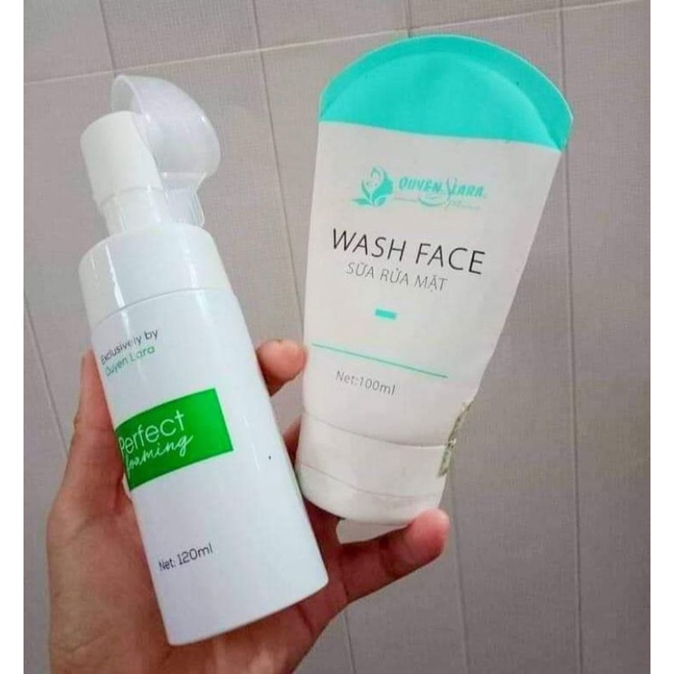 Sữa rửa mặt trắng da, sạch sâu , thải độc tố Quyên lara