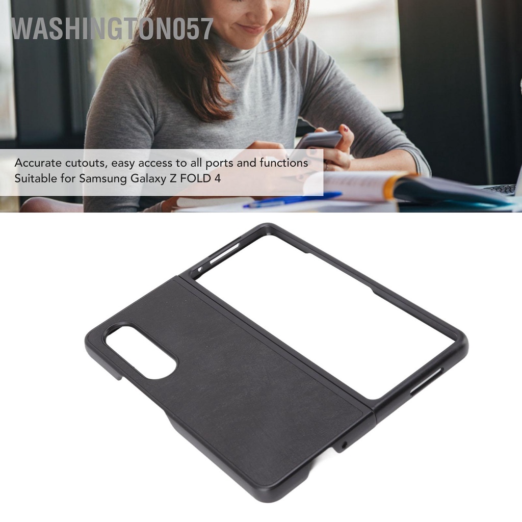 Bao da điện thoại pu có thể gấp lại cho Samsung Galaxy Z FOLD 4