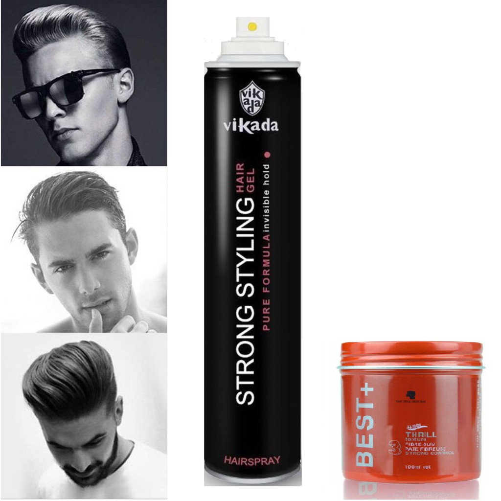 Combo Sáp vuốt tóc Best+ và Gôm Vikada
