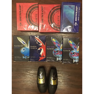 Nước hoa playboy 50ml & dunlop 100ml; lăn nách rexona 50ml hàng EU real