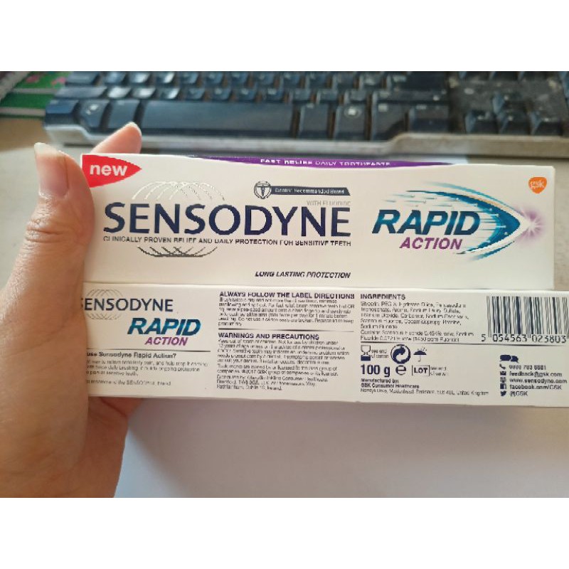 kem đánh răng SENSODYNE chống ê buốt -Made in Vương Quốc Anh