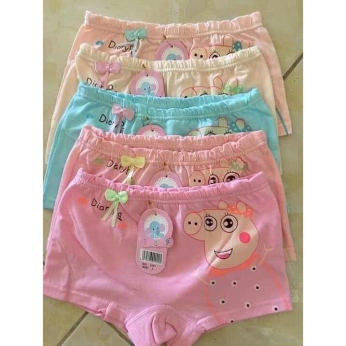 LỐ 10 QUẦN LÓT ĐÙI HÌNH HEO PEPPA SIÊU YÊU CHO BÉ - 8-28KG