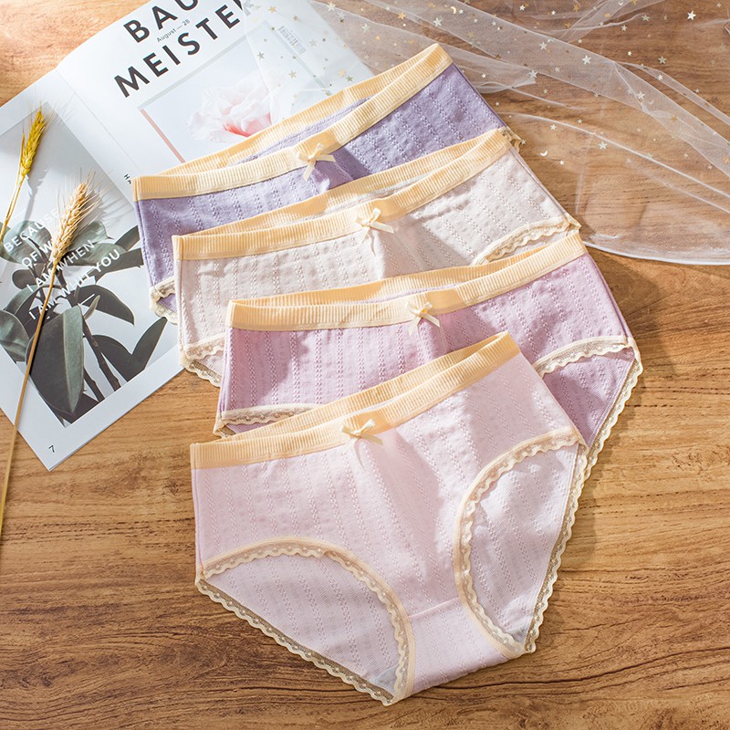 【Ready stock】Women Panties Cotton Ribbon Colorful underwear Wanita seluar dalam | BigBuy360 - bigbuy360.vn