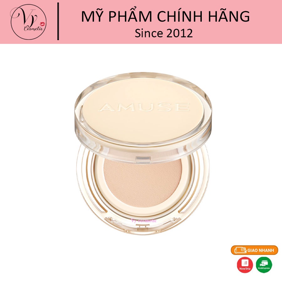 Phấn nước siêu mềm, căng da AMUSE DEW JELLY VEGAN CUSHION