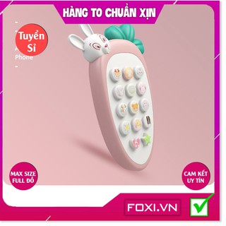 Điện thoại cà rốt-củ cải-thỏ đáng yêu-phát nhạc cho bé-Đồ chơi thông minh-phát triển IQ,EQ