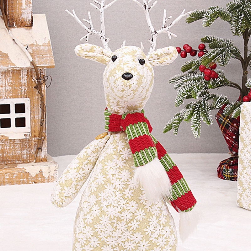 Búp Bê Nhồi Bông Handmade Dễ Thương Dùng Trang Trí Giáng Sinh