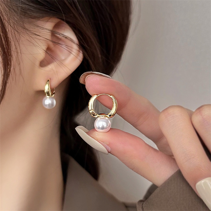 Bông Tai Ngọc Trai Thời Trang Sang Trọng Cho Nữ 22 Năm F705