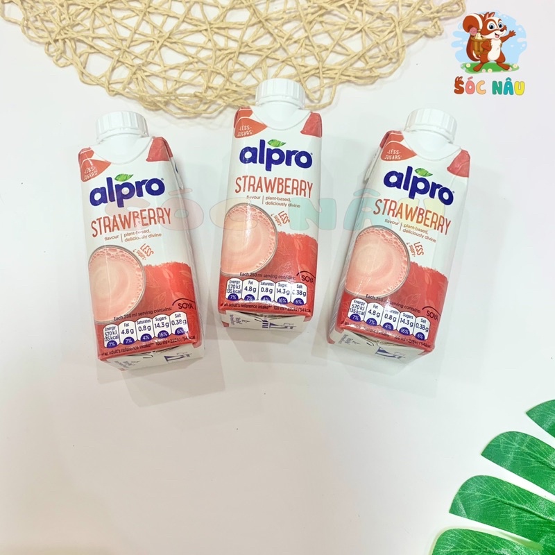 Sữa Đậu Nành Alpro Không Chứa Sữa Cho Bé Dị Ứng Đạm Bò Từ 1 Tuổi