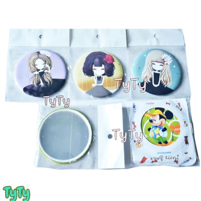 Combo 10 Tấm Gương Nhỏ 1 Mặt So Cute Hình Ngẫu Nhiên