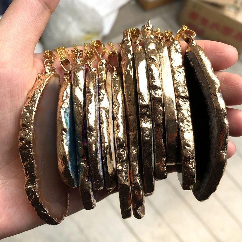 Vòng cổ Mặt Đá Thạch Anh Tự Nhiên Magic Onyx