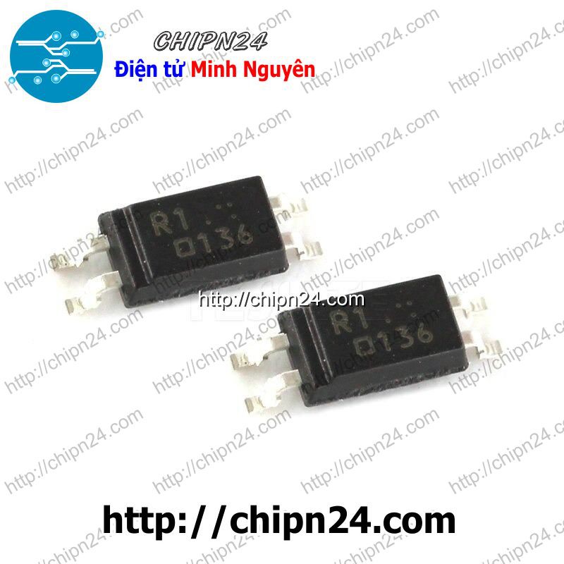 [2 CON] IC PS2801-1 SOP-4 (SMD Dán) (Transistor Output Optocouplers PS2801 2801 50mA 80V)
