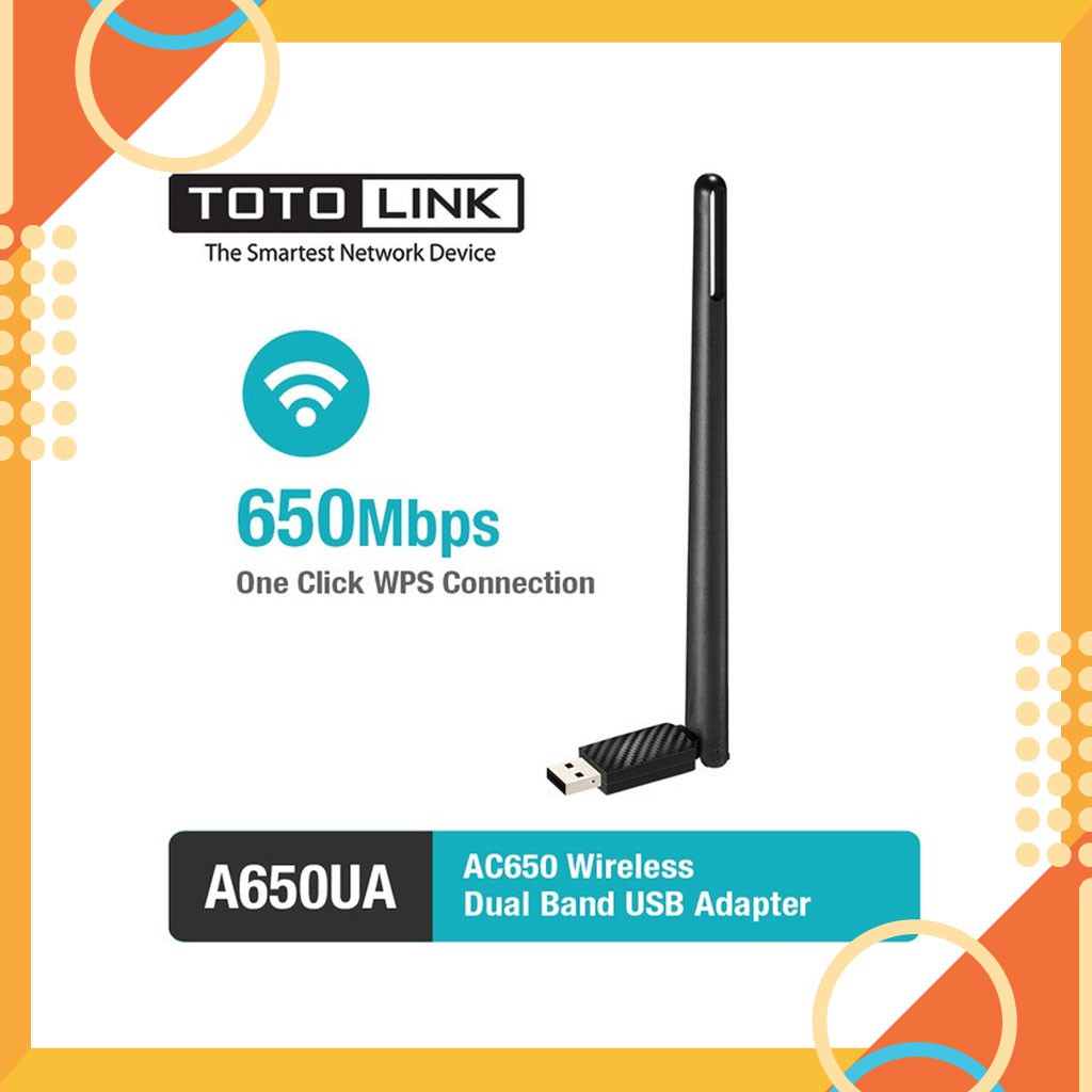 USB Wi-Fi Băng Tần Kép AC650 Totolink A650UA | BigBuy360 - bigbuy360.vn