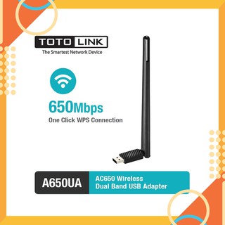 USB Wi-Fi Băng Tần Kép AC650 Totolink A650UA