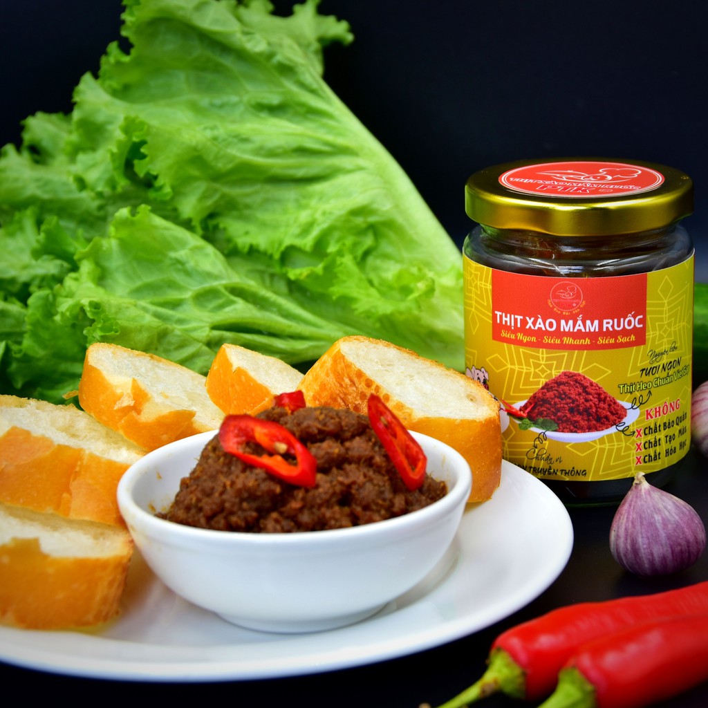 Thịt xào mắm ruốc PTK hộp 170 gram ⚡ Đặc sản miền Bắc ⚡ nguyên liệu tươi ngon_ thịt heo đạt chứng nhận VIETGAP | BigBuy360 - bigbuy360.vn