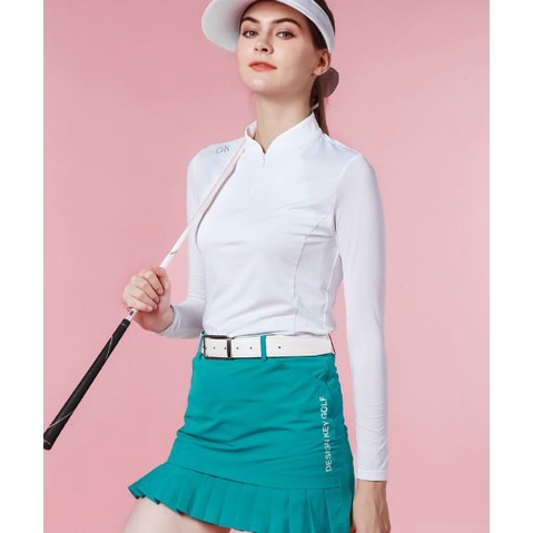 Set áo kèm chân váy golf nữ thiết kế cao cấp DK thời trang thể thao shop GOLF PRO AV019