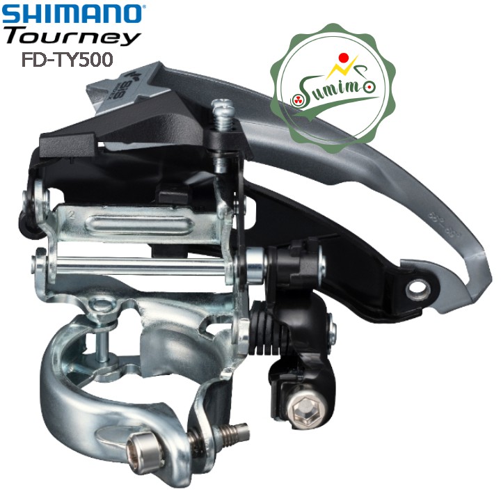 Sang dĩa xe đạp - Gạt dĩa Shimano Tourney FD-TY500 đa năng