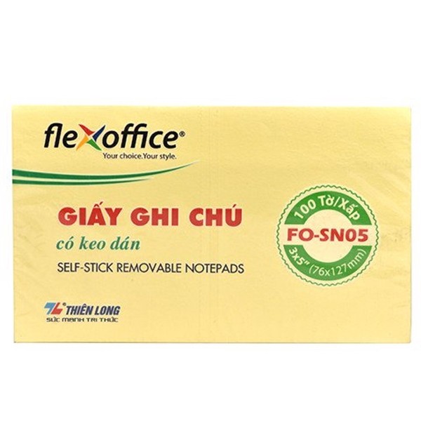 [Mã LIFEBOOK2 giảm 10% đơn 0Đ] Giấy nhớ 3x5 FO-SN05