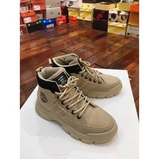 [Siêu Rẻ] Giày Martin Sneaker Cổ Cao Da Lộn Siêu Cá Tính