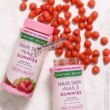 Kẹo Dẻo Nature's Bounty Hair, Skin & Nails Gummies Làm Đẹp Da, Tóc [BeNineteen Cosmetics] | BigBuy360 - bigbuy360.vn