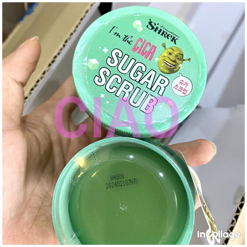 Tẩy Da Chết Shrek I'm The Cica Sugar Scrub 120g