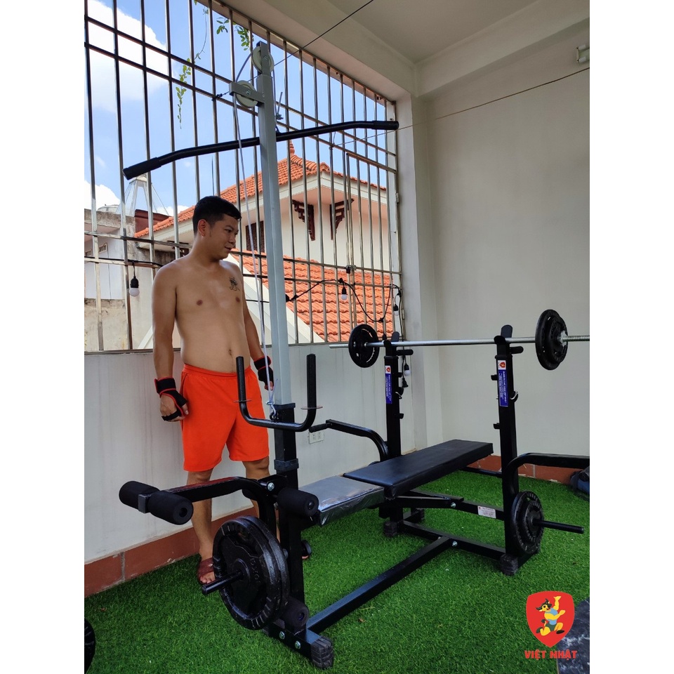 Giàn tạ ghế tạ tập tạ tại nhà