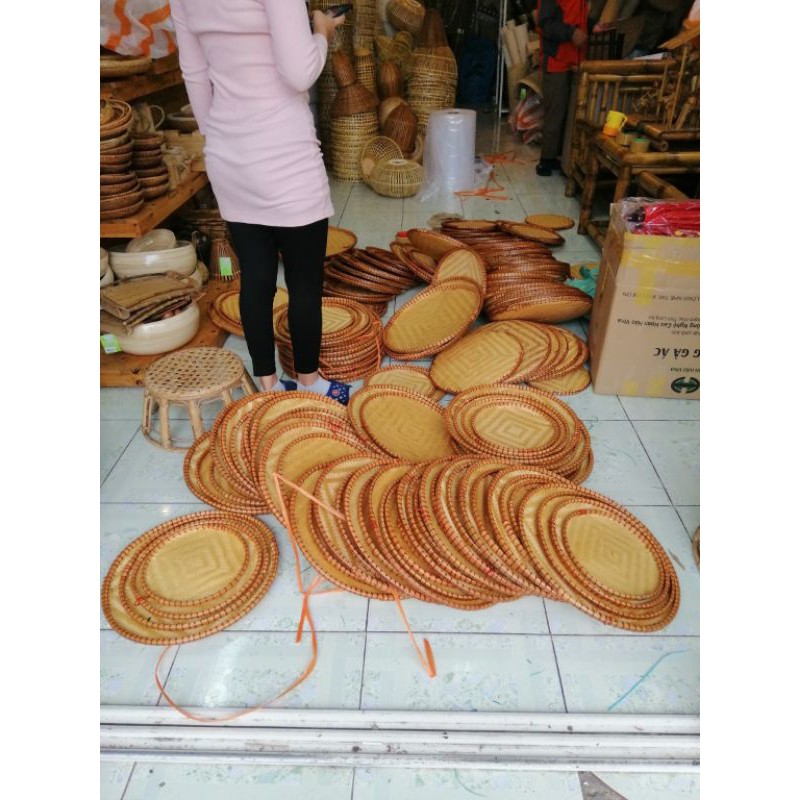 combo 10 mẹt size 20 cm viền đỏ