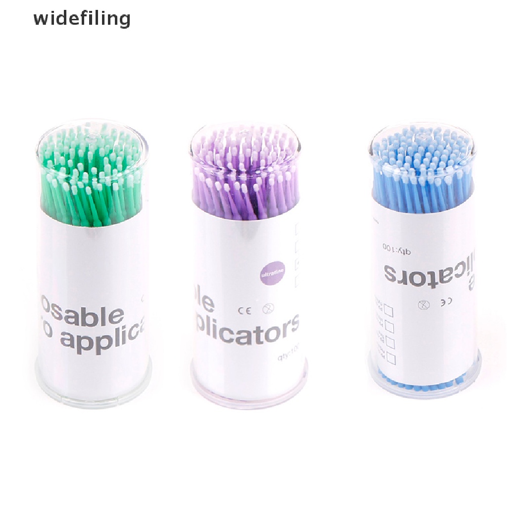 Set 100 Tăm Bông Micro Chuốt Mi Dùng Một Lần Tiện Dụng