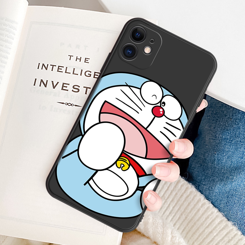 Ốp điện thoại in hình Doraemon dễ thương thích hợp cho iPhone 11 Pro Max 7 8 6 6s Plus X XS XR Max H046
