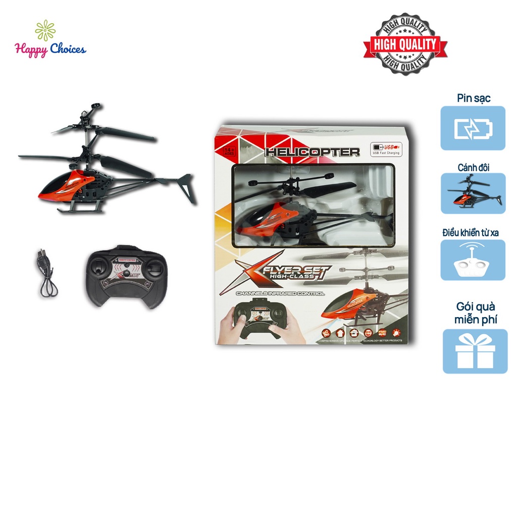 Máy bay điều khiển từ xa, máy bay trực thăng điều khiển từ xa, đồ chơi điều khiển từ xa cho bé trai, kèm sạc