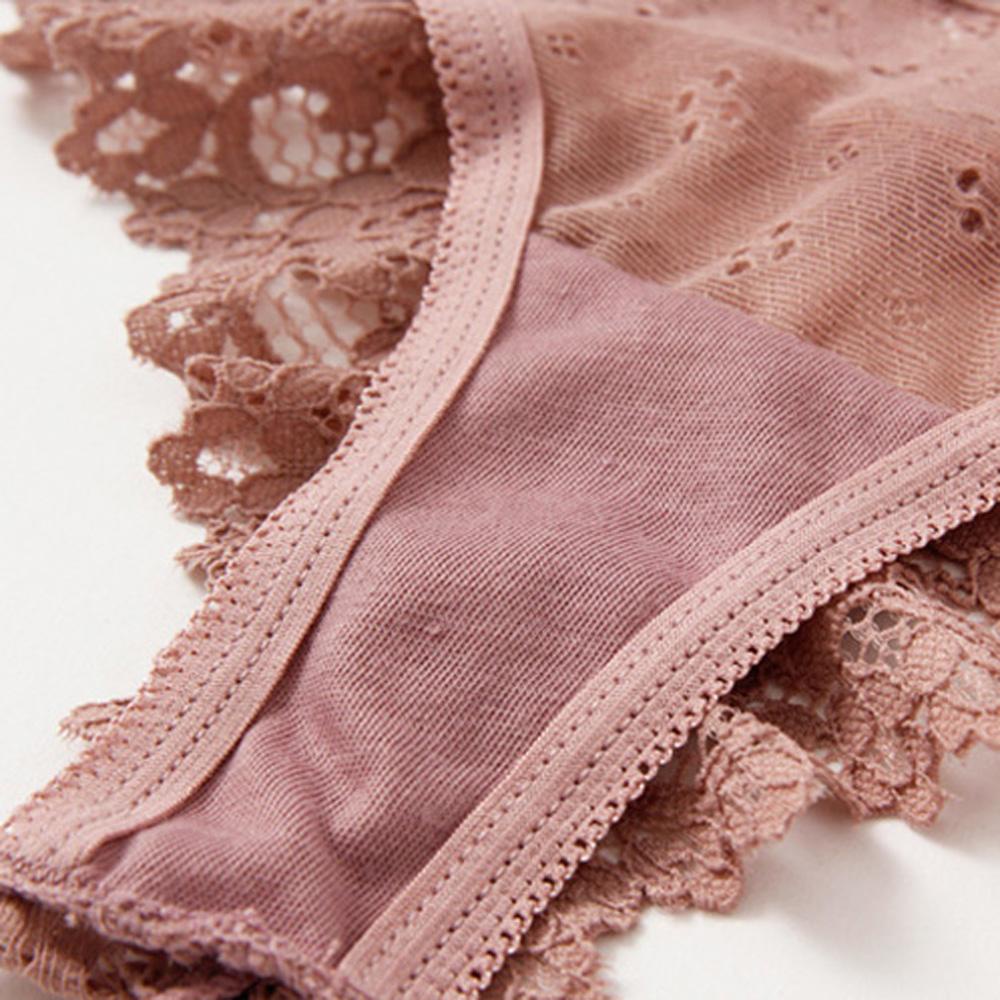 Quần Lót Lọt Khe Eo Thấp Thêu Ren Khoét Rỗng WMES15H Cho Nữ