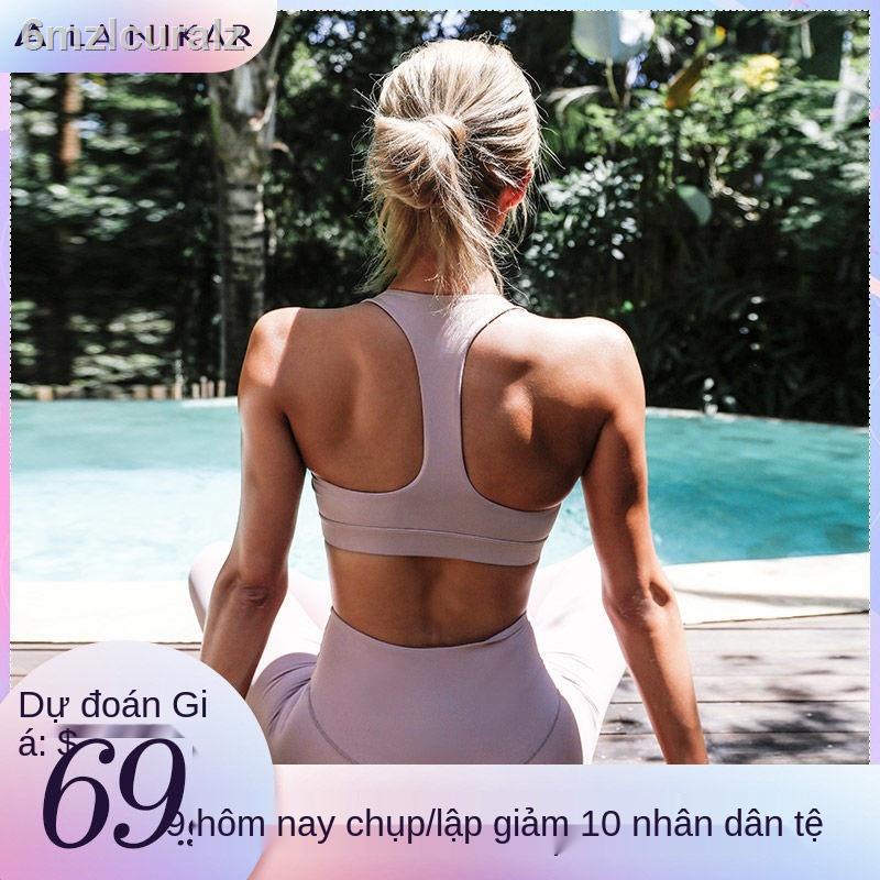 Đồ lót thể thao La Nikar dành cho phụ nữ chống chảy xệ sốc chạy yoga vẻ đẹp lưng áo dục cường độ cao một m