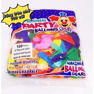 bong bóng tròn nhỏ 100 cái