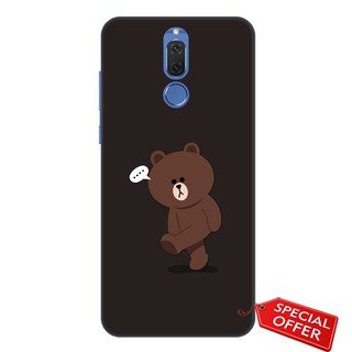 Ốp lưng Huawei Nova 2i- nhựa dẻo Silicone in hình Gấu Brown