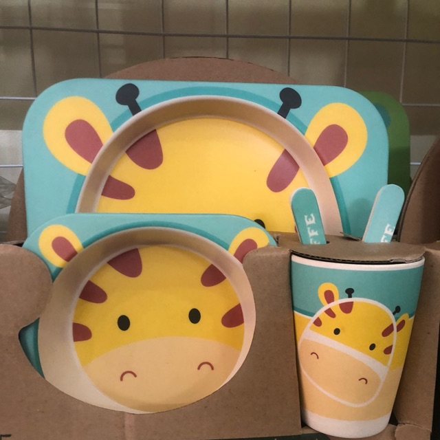 Bộ bát ăn bột tre