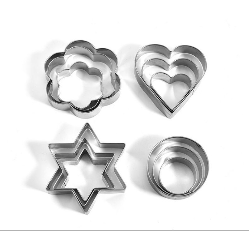 Bộ khuôn làm banh quy (4 hình),,,