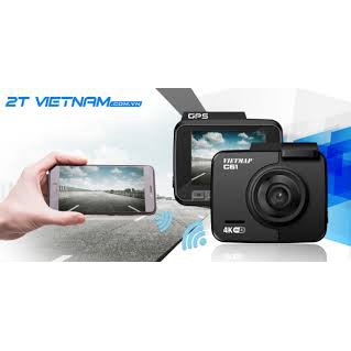Camera hành trình VietMap C61(cảnh báo giao thông bằng giọng nói),Quay Nét 4K, Wifi,tăng thẻ 16gb