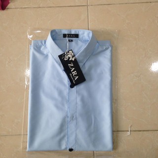 Sơ mi nến lụa tay dài 150k