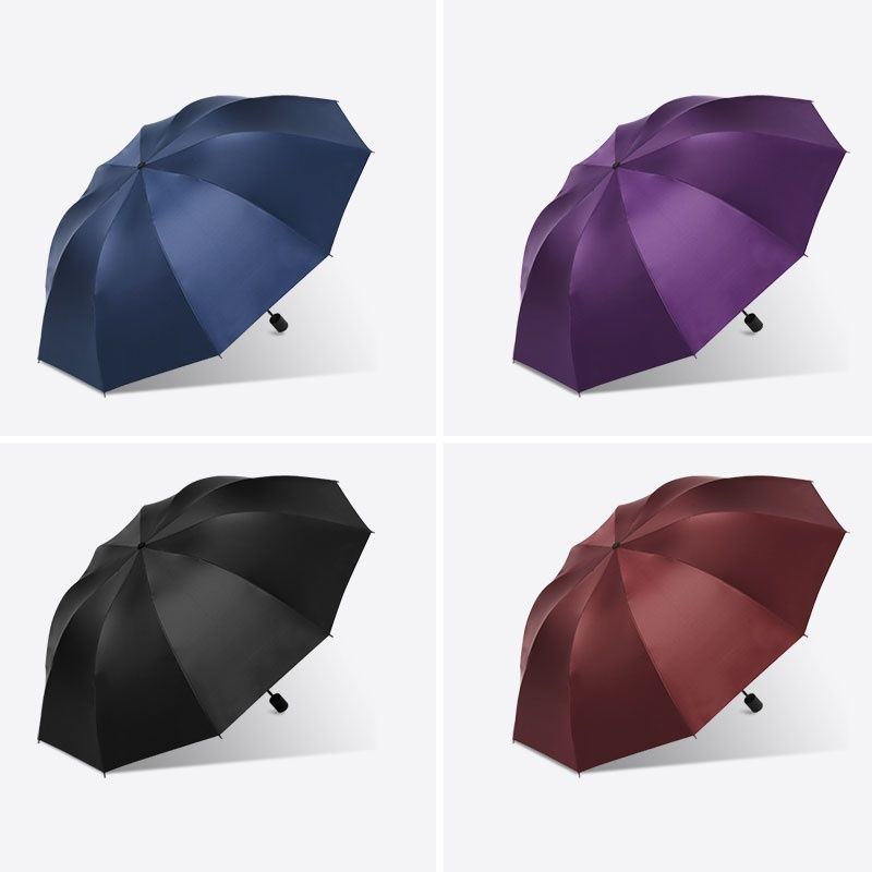 Dù Gấp Hai Lớp Bằng Vinyl Cỡ Lớn Dành Cho Nam Và Nữ