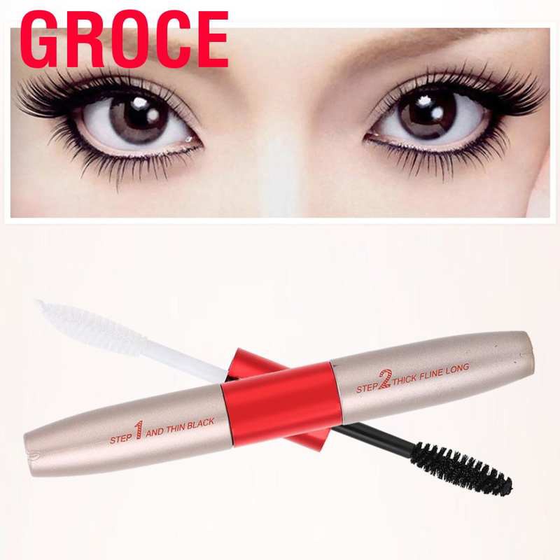 [Hàng mới về] Mascara 2 đầu uốn dài dày lông mi chống nước