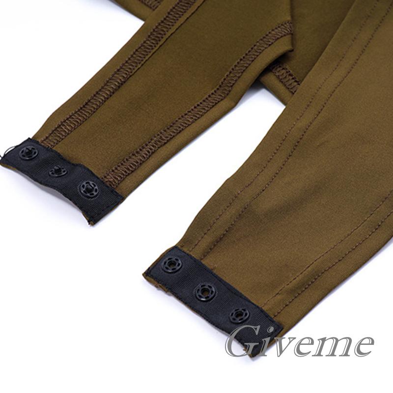 Bộ Áo Liền Quần Cổ Yếm Màu Trơn Thời Trang Dành Cho Nữ