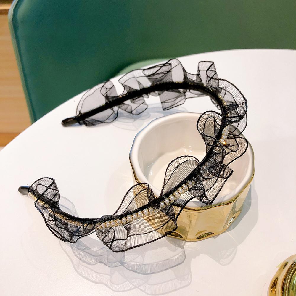 Băng Đô Cài Tóc Phối Lưới Thanh Lịch Cho Nữ|Băng Đô Cài Tóc Cho Nữ