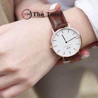 Đồng Hồ D.W Nam, Nữ Dây Da sang trọng lịch lãm, đẳng cấp